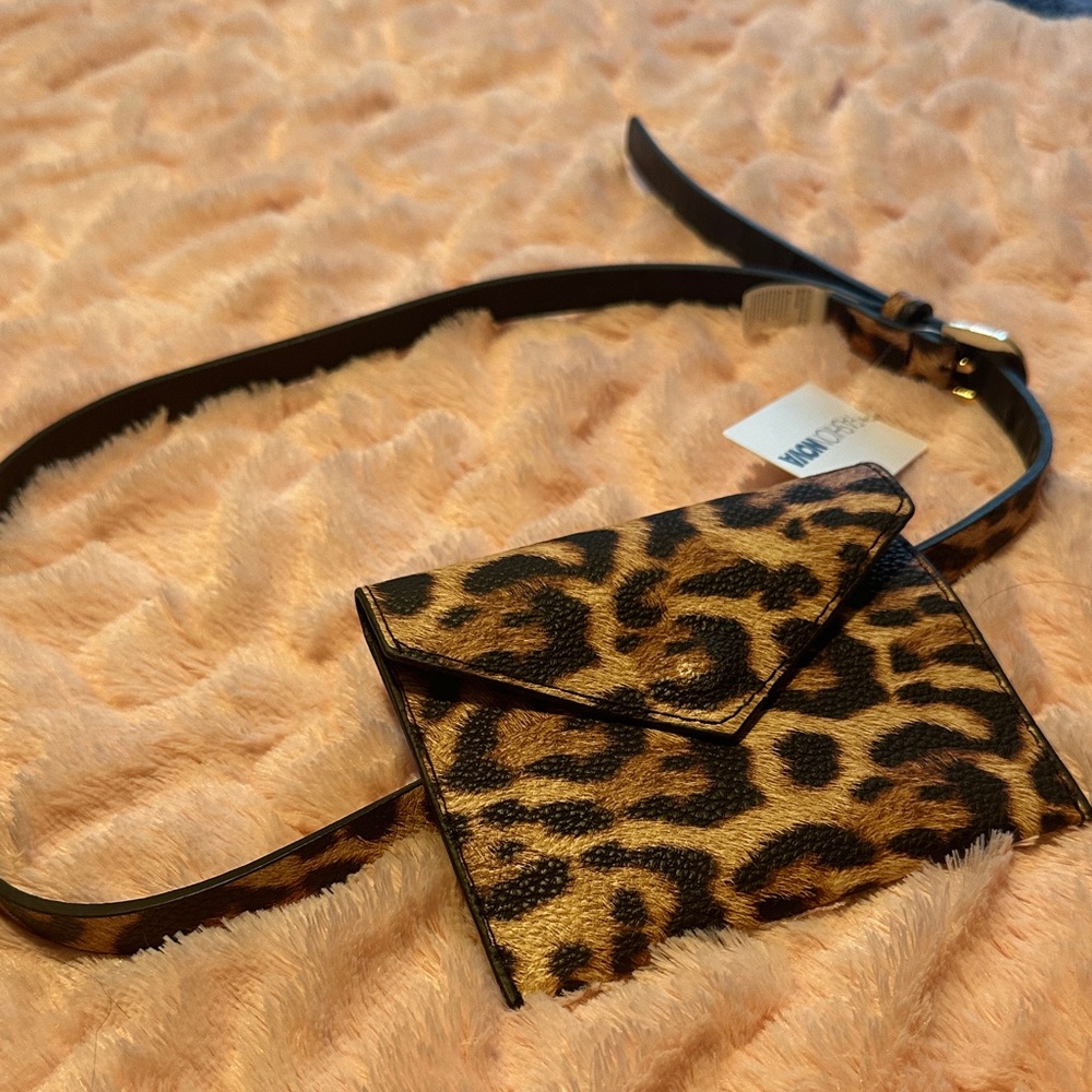 Brand New! Fashion Nova Leopard Print Belt Bag